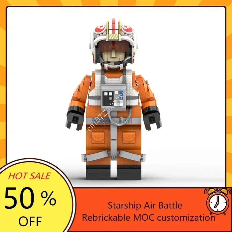 MOC Space Battle Series LukeSkywalker Mega Figure Model Technology DIY Custom Puzzle Creative Assembly Toys Adult Gifts
MOC Space Battle Series LukeSkywalker Mega Figure Model Technology DIY Custom Puzzle Creative Assembly Toys Adult Gifts
