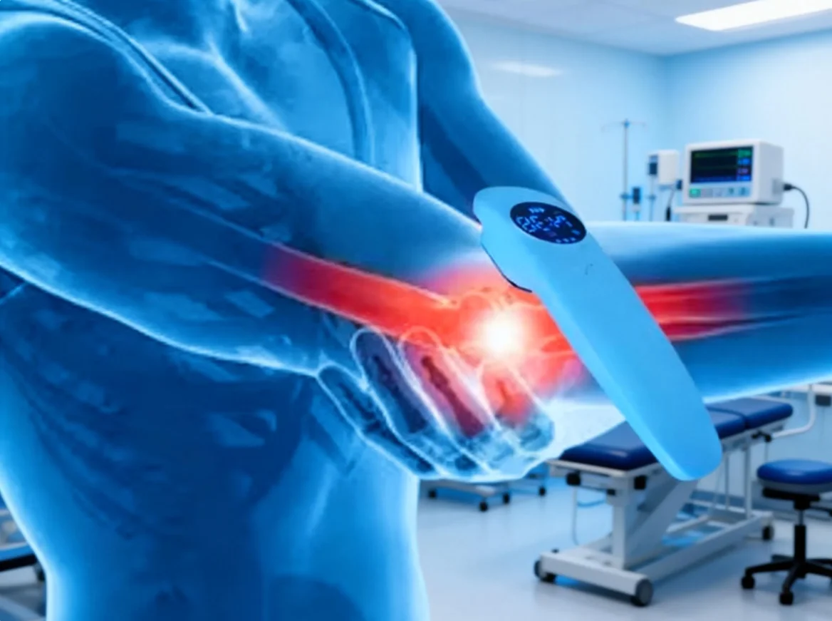 Dual Wavelength NIR & Red Light Wrist Massager | Deep Tissue Repair & Recovery Therapy Device
Dual Wavelength NIR & Red Light Wrist Massager | Deep Tissue Repair & Recovery Therapy Device