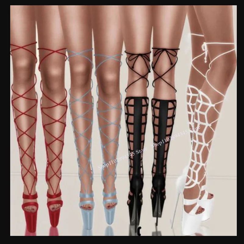 Red Twine Lace Up Platform Sandals Thin High Heel Peep Toe Cool Fashionable Sexy Summer 2024 Woman Shoes Zapatillas Mujer
Red Twine Lace Up Platform Sandals Thin High Heel Peep Toe Cool Fashionable Sexy Summer 2024 Woman Shoes Zapatillas Mujer