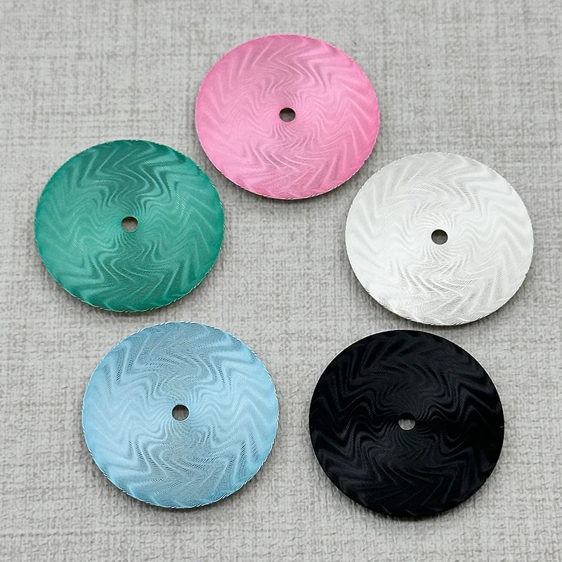 28.5mm Dial Wavy Swirl Sunburst Embossed Dial Compatible with SKX007 SRPD NH35 NH36 4R and 7S Movements Dial Replacement Part
28.5mm Dial Wavy Swirl Sunburst Embossed Dial Compatible with SKX007 SRPD NH35 NH36 4R and 7S Movements Dial Replacement Part