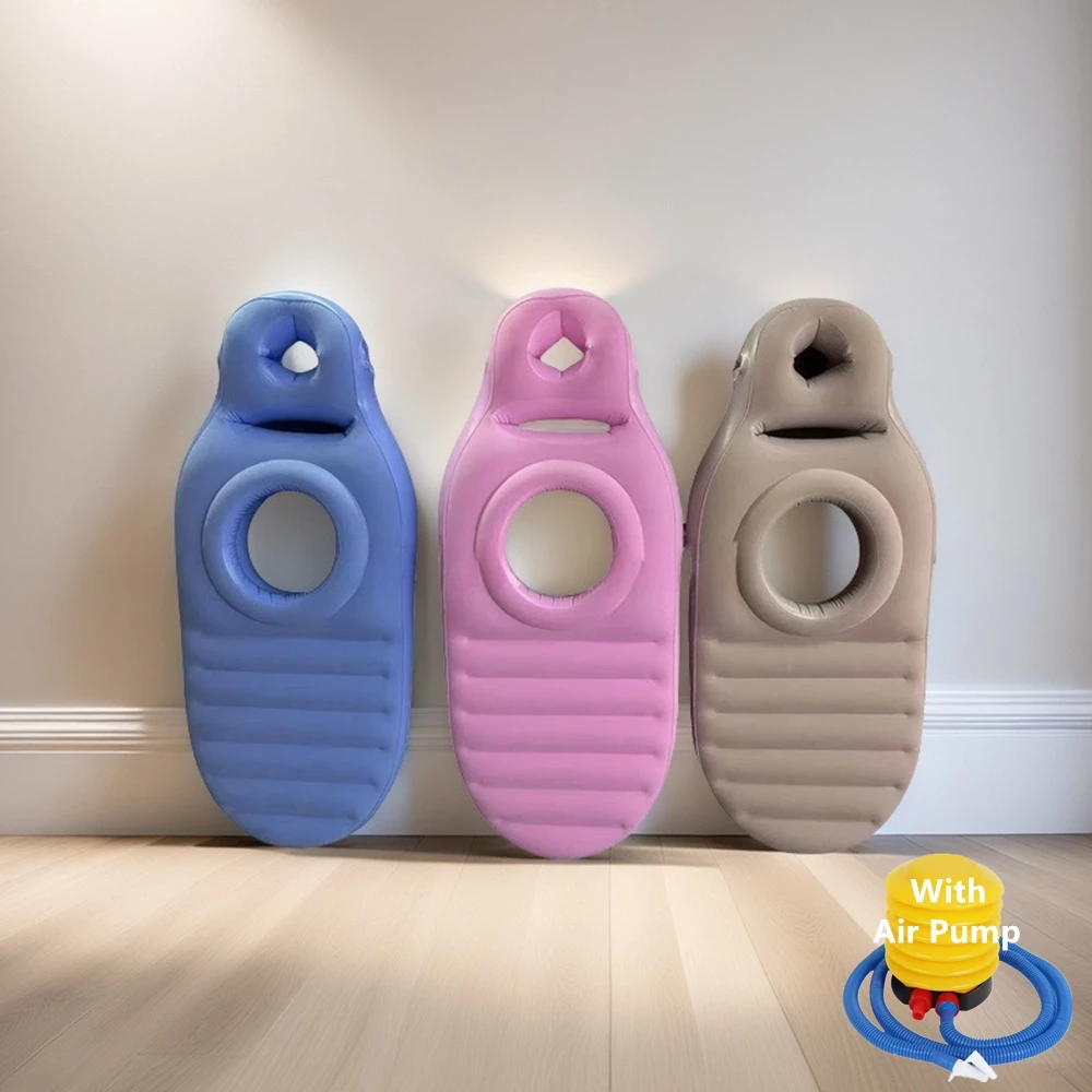 Inflatable Pregnancy Yoga Mat For Pregnant Flocked PVC Inflatable Mattress with Hole Mom Comfort Cozy Bed Mat With Air Pump
Inflatable Pregnancy Yoga Mat For Pregnant Flocked PVC Inflatable Mattress with Hole Mom Comfort Cozy Bed Mat With Air Pump