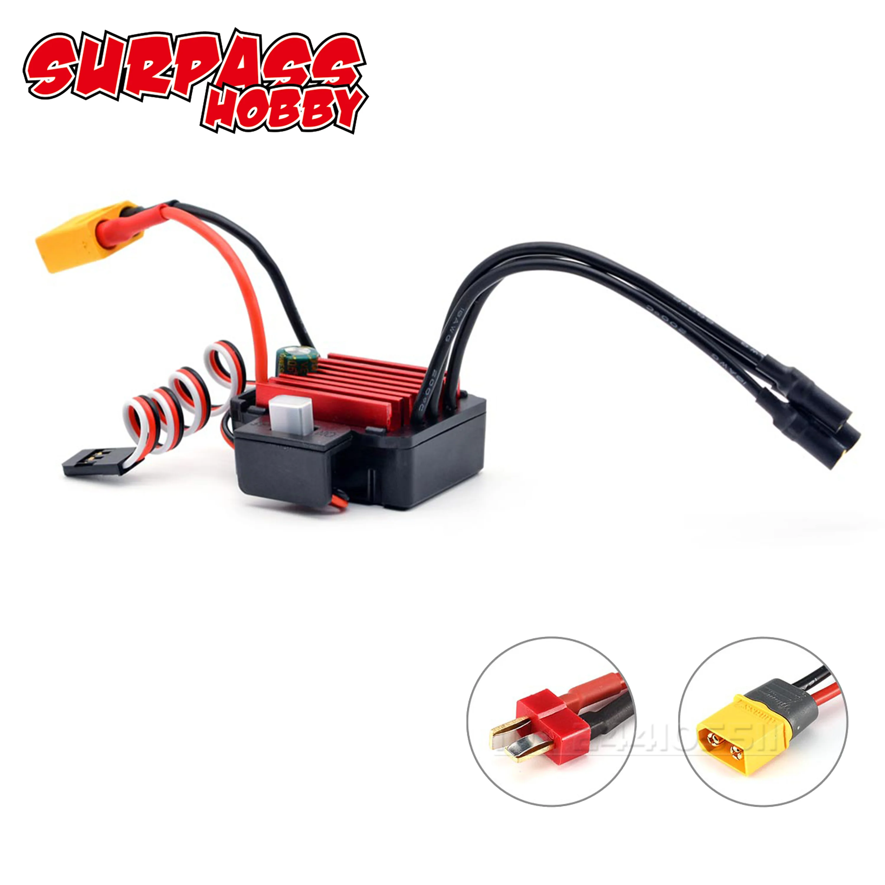SURPASS HOBBY KK 35A ESC Brushless Sensorless Speed Controller T/XT60 for 1/16 1/14 RC on-road Buggy Monster Car 2838 2845 Motor
SURPASS HOBBY KK 35A ESC Brushless Sensorless Speed Controller T/XT60 for 1/16 1/14 RC on-road Buggy Monster Car 2838 2845 Motor