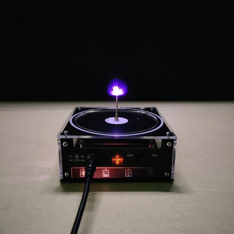 High Voltage Generator Audio Player DIY Kits Free Shipping Bluetooth Music Tesla Coil Portable Palm Lightning Coil 24V ARC
High Voltage Generator Audio Player DIY Kits Free Shipping Bluetooth Music Tesla Coil Portable Palm Lightning Coil 24V ARC