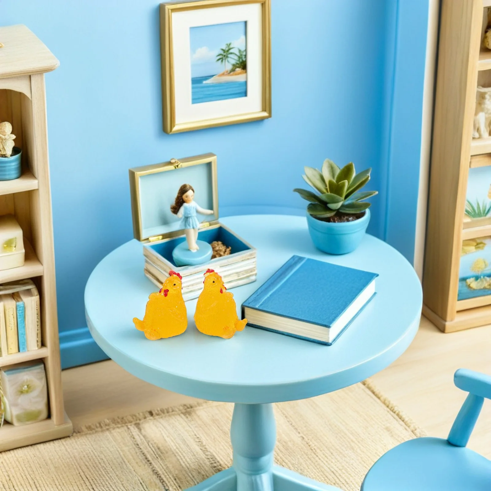 20Pcs Mini Resin Chickens Micro Landscape Decoration DIY Animal Design Miniature Chicken Resin Sculpture
20Pcs Mini Resin Chickens Micro Landscape Decoration DIY Animal Design Miniature Chicken Resin Sculpture