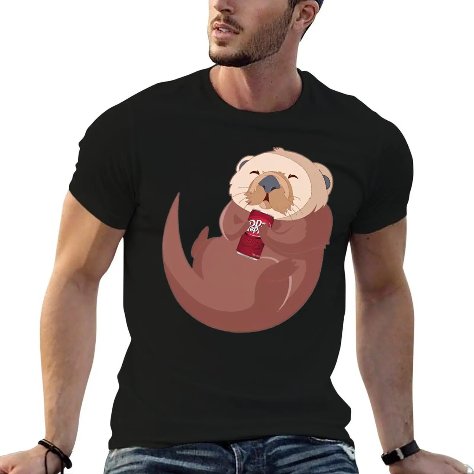 Otter + Dr. Pepper T-Shirt man t shirts high quality luxury brand cotton t shirts high quality T-Shirt
Otter + Dr. Pepper T-Shirt man t shirts high quality luxury brand cotton t shirts high quality T-Shirt