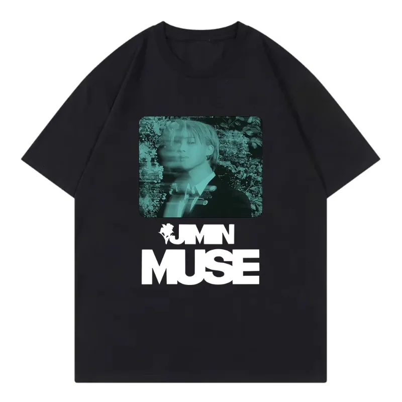 2025 Jimin New Album Muse T Shirt Who Fashion Men Clothing Harajuku T-Shirt Unisex Clothes High Quality Tops Cotton Tees Shirts
2025 Jimin New Album Muse T Shirt Who Fashion Men Clothing Harajuku T-Shirt Unisex Clothes High Quality Tops Cotton Tees Shirts