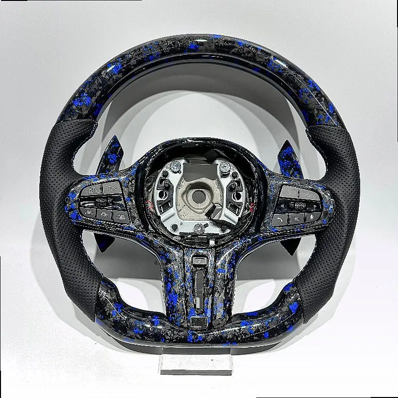 Forged Blue Custom Steering Wheel for G Series G20 G30 G38 G05
Forged Blue Custom Steering Wheel for G Series G20 G30 G38 G05
