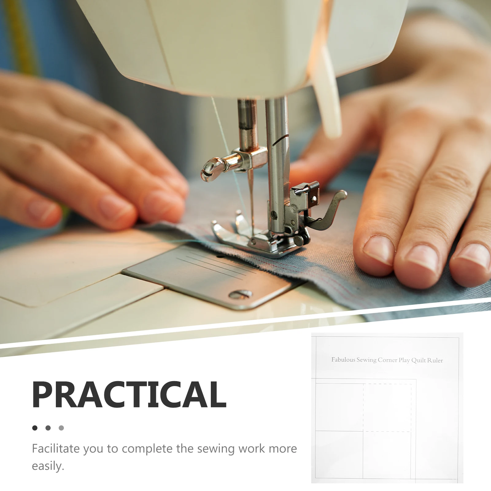 Acrylic Quilting Template Square Clear Ruler Durable Sewing Patchwork Tool for Crafting Acrylic Ruler for Sewing
Acrylic Quilting Template Square Clear Ruler Durable Sewing Patchwork Tool for Crafting Acrylic Ruler for Sewing