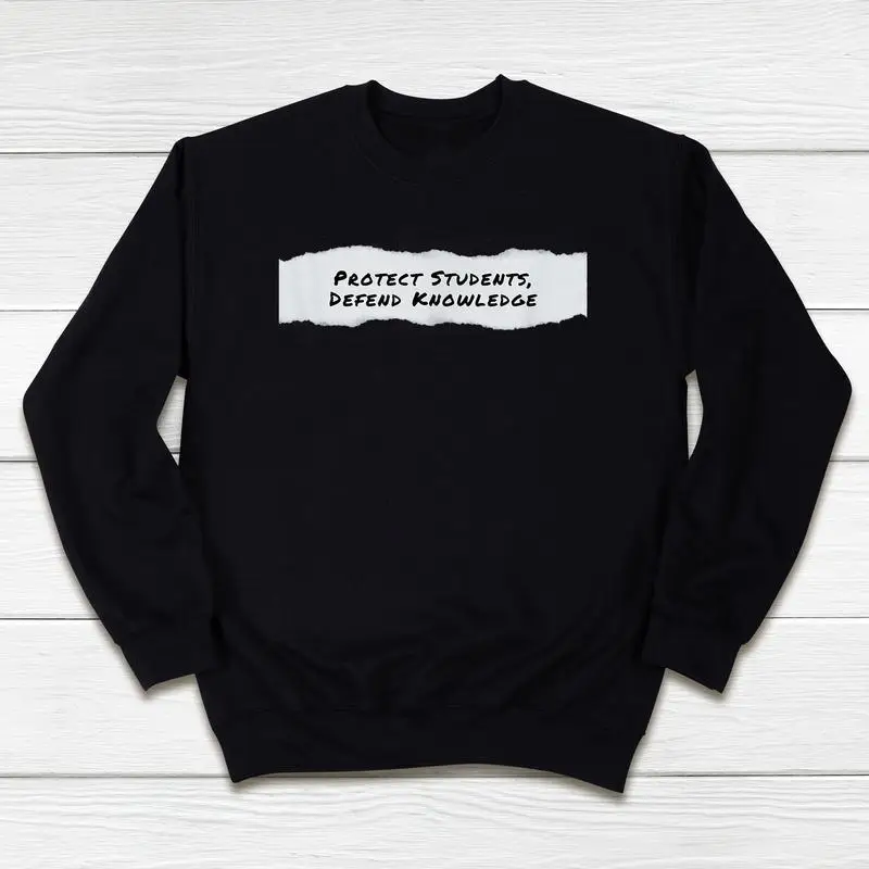 Men Protect Students Sweatshirt Defend Knowledge Graphic Tee Social Justice Education Advocate Pullover Casual Top Gift
Men Protect Students Sweatshirt Defend Knowledge Graphic Tee Social Justice Education Advocate Pullover Casual Top Gift