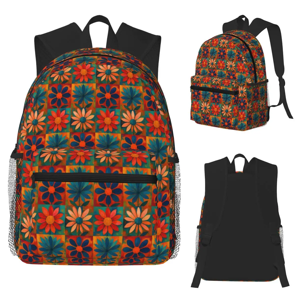 Geometric Gardens Interlocking Petals Student Backpack School Bag Hiking Travel Daypack for Men Women Bookbag Shoulder Bags
Geometric Gardens Interlocking Petals Student Backpack School Bag Hiking Travel Daypack for Men Women Bookbag Shoulder Bags