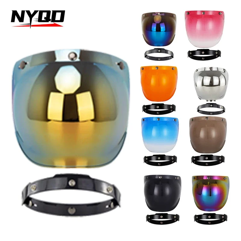 Vintage Helmet Windshield Shield Helmet Bubble Visor Top Quality Open Face Motorcycle Helmet Visor 11 Color Available
Vintage Helmet Windshield Shield Helmet Bubble Visor Top Quality Open Face Motorcycle Helmet Visor 11 Color Available