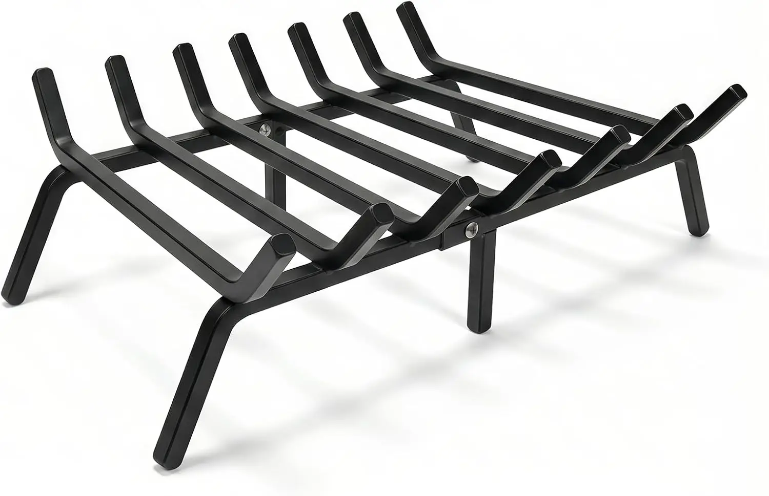 24 Inch Fireplace Grate, Heavy Duty Steel Log Holder with 7 Bars & 6 Legs for Indoor Outdoor Camping
24 Inch Fireplace Grate, Heavy Duty Steel Log Holder with 7 Bars & 6 Legs for Indoor Outdoor Camping