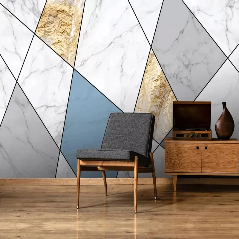 Modern 3D Marble Geometric Abstract Wall Mural Photo Wallpaper Wall Art for Living Room Dining Room Bedroom TV Background
Modern 3D Marble Geometric Abstract Wall Mural Photo Wallpaper Wall Art for Living Room Dining Room Bedroom TV Background