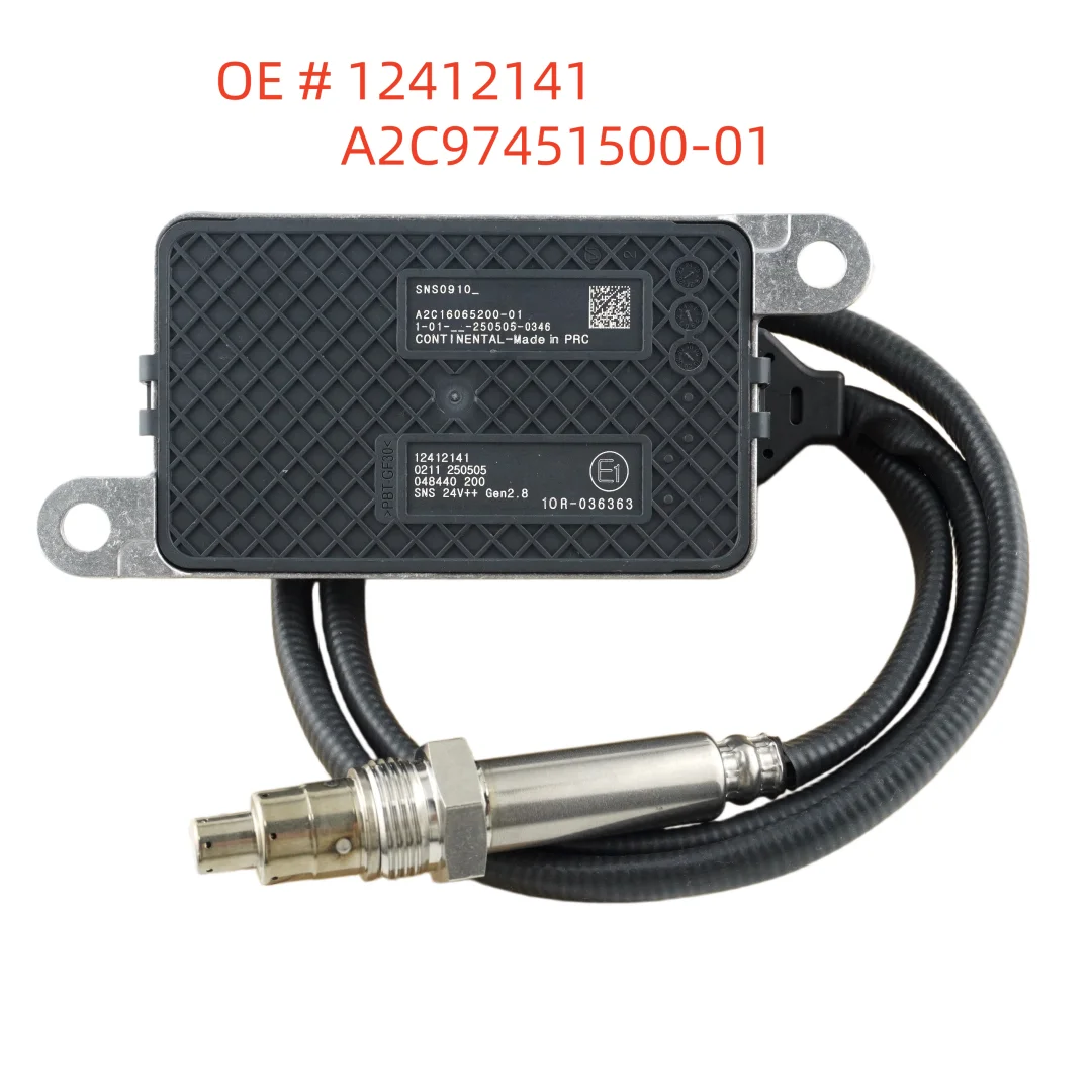 High quality Brand New 12412141 A2C97451500-01 NOx Sensor Nitrogen Oxygen Sensor HJ24T126 for NB 1500 SNS506
High quality Brand New 12412141 A2C97451500-01 NOx Sensor Nitrogen Oxygen Sensor HJ24T126 for NB 1500 SNS506