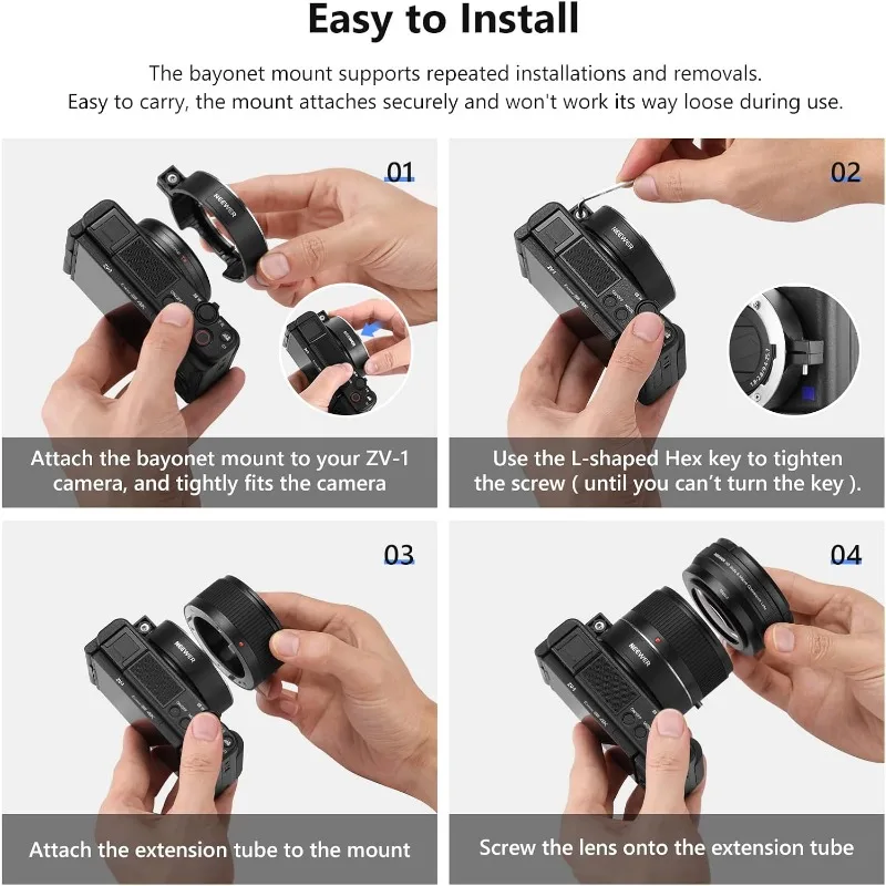 HD Wide&Macro 2 in 1 Conversion Lens For Sony ZV1 Custom 0.75X Additional Mirror 18mm Wide Angle Lens Camera Accessories
HD Wide&Macro 2 in 1 Conversion Lens For Sony ZV1 Custom 0.75X Additional Mirror 18mm Wide Angle Lens Camera Accessories