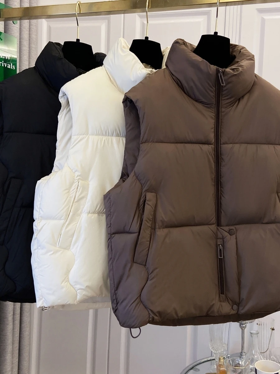 Thiened Cotton Jaet Vest Autumn Winter Men's Faion Warm Zipper Stand Collar Couple Sle Outerwear Casual Color
Thiened Cotton Jaet Vest Autumn Winter Men's Faion Warm Zipper Stand Collar Couple Sle Outerwear Casual Color