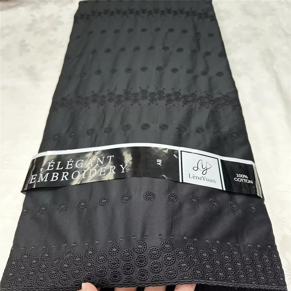 New 5 Yards African 100% Cotton Embroidery Fabric High Quality Swiss Voile Polish Luxury Lace Cotton Fabrics For Clothing 16A90
New 5 Yards African 100% Cotton Embroidery Fabric High Quality Swiss Voile Polish Luxury Lace Cotton Fabrics For Clothing 16A90