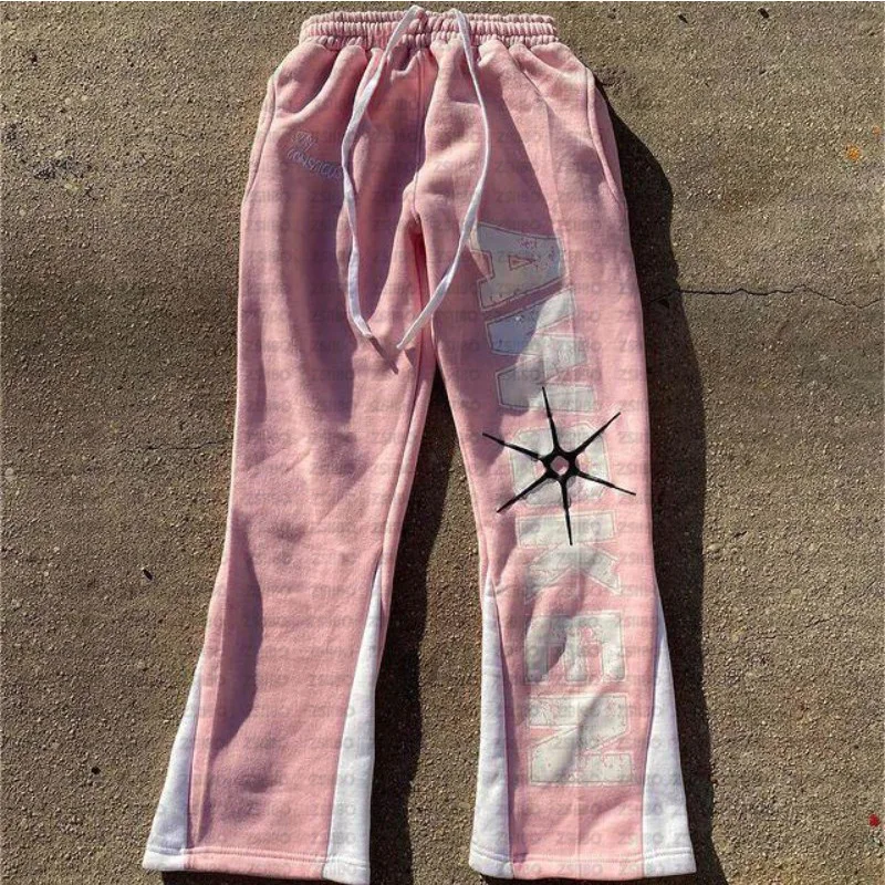 2025 European American Fashion Street New Pants Men's and Women's Hip Hop Style Pants Letter Printed Drawstring Pants
2025 European American Fashion Street New Pants Men's and Women's Hip Hop Style Pants Letter Printed Drawstring Pants