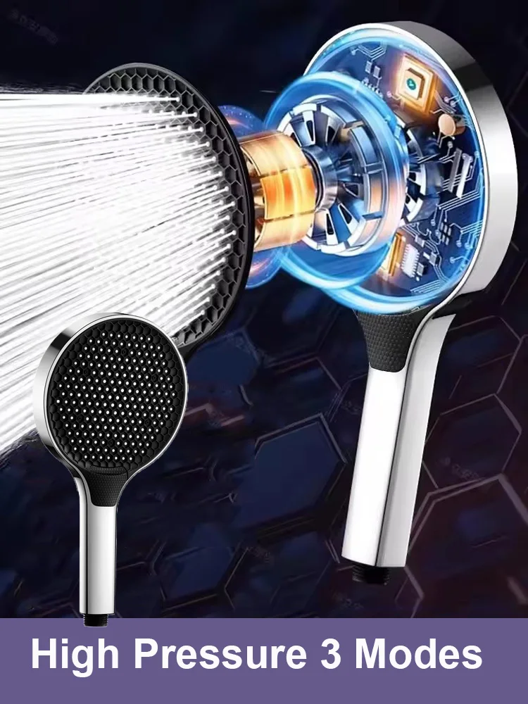 Новая черная, серебристая, 15 см, насадка для душа под давлением с большим потоком, 3 режима, регулируемая насадка-распылитель, насадка для душа с дождевой насадкой, аксессуары для ванной комнаты
Новая черная, серебристая, 15 см, насадка для душа под давлением с большим потоком, 3 режима, регулируемая насадка-распылитель, насадка для душа с дождевой насадкой, аксессуары для ванной комнаты