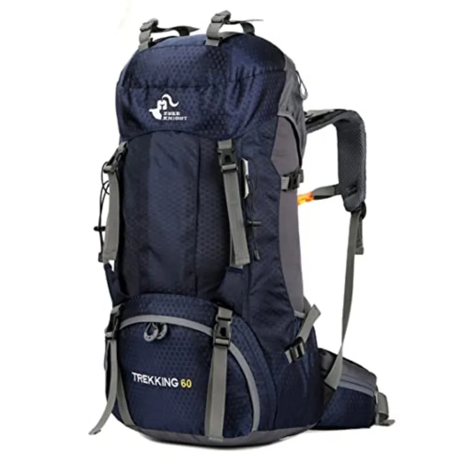 60L Waterproof Hiking Camping Backpack with Rain Cover, Large Outdoor Sport Travel Daypack Rucksack for Climbing
60L Waterproof Hiking Camping Backpack with Rain Cover, Large Outdoor Sport Travel Daypack Rucksack for Climbing