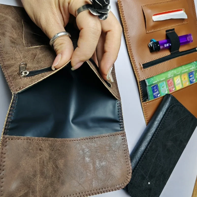 Trendy Minimalist Imitation Leather Compact NEW Tobacco Bag For Smoking Lovers New Magnetic Button Portable Storage Home Travel
Trendy Minimalist Imitation Leather Compact NEW Tobacco Bag For Smoking Lovers New Magnetic Button Portable Storage Home Travel
