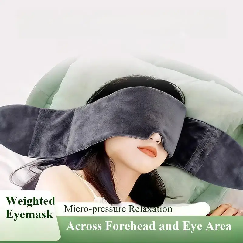 Weighted Eye Sleep Mask for Light Blocking Travel Eye Blindfold for Relaxation Gravity Sleep Patchs Eyeshade Sleepmask
Weighted Eye Sleep Mask for Light Blocking Travel Eye Blindfold for Relaxation Gravity Sleep Patchs Eyeshade Sleepmask
