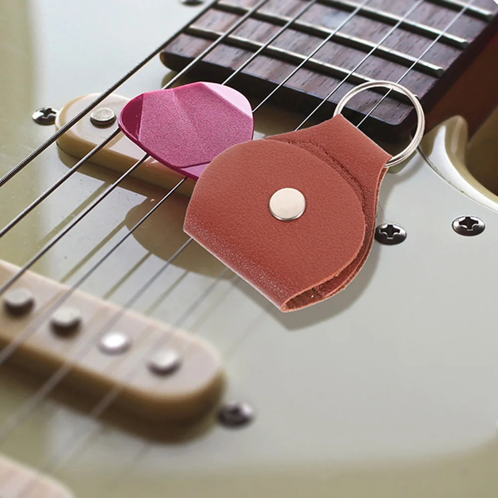 4Pcs Guitar Pick Holder Bag Premium Portable Compact Size Keychain Plectrum Storage Case for Guitar Bass Ukulele
4Pcs Guitar Pick Holder Bag Premium Portable Compact Size Keychain Plectrum Storage Case for Guitar Bass Ukulele