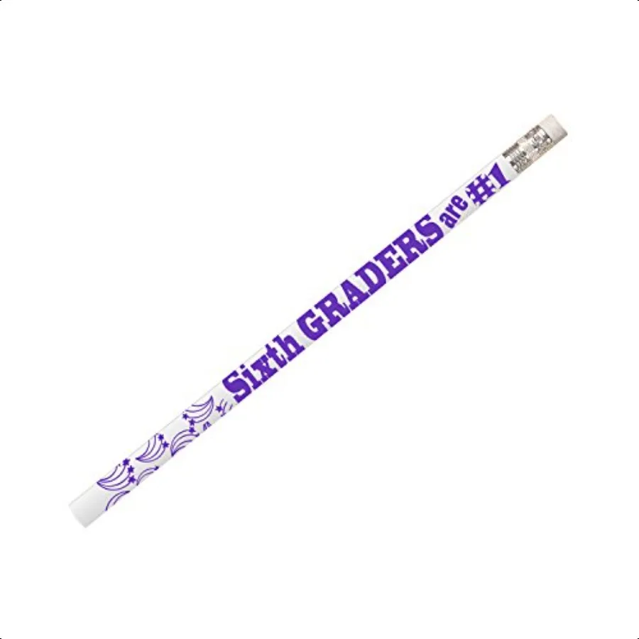 Musgrave Pencil Co MUS2209D 6th Graders are 1 Motivational Art and Craft Pencil
Musgrave Pencil Co MUS2209D 6th Graders are 1 Motivational Art and Craft Pencil