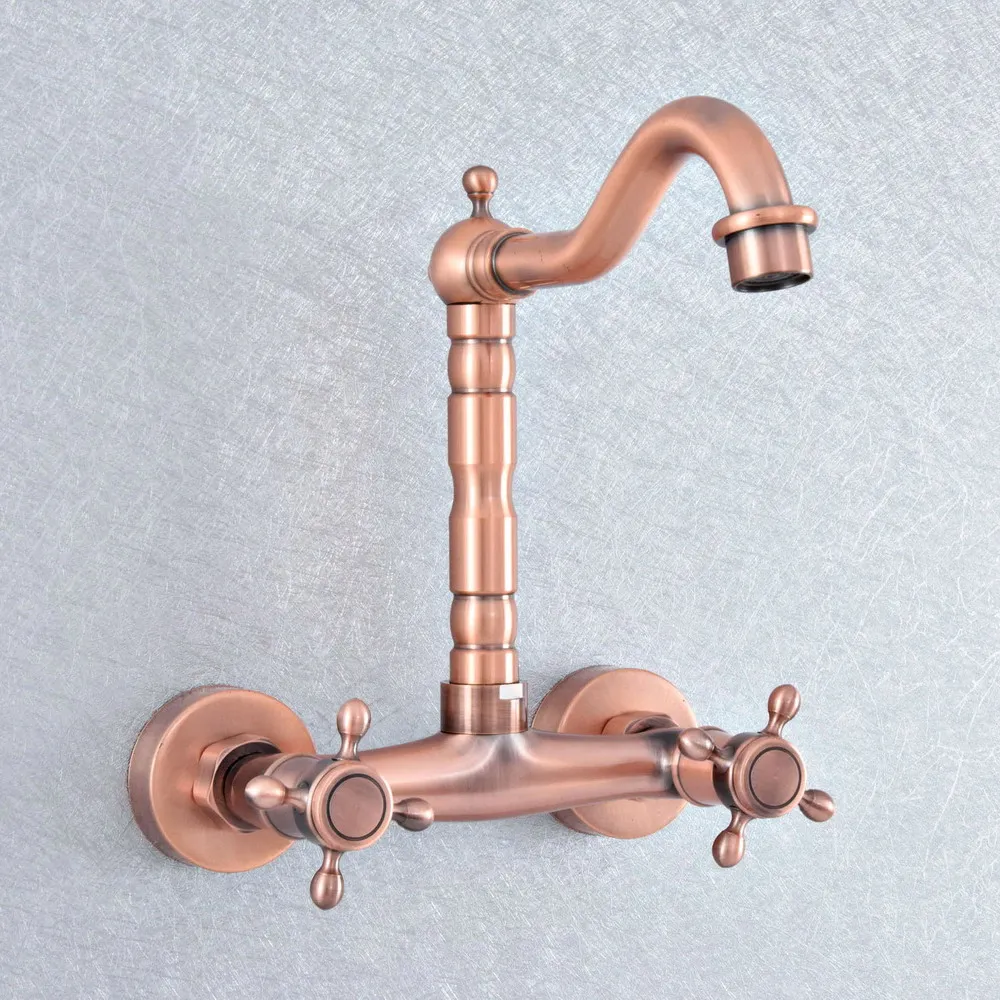 Antique Red Copper Brass Wall Mounted Kitchen Wet Bar Bathroom Vessel Basin Sink Hot Cold Mixer Tap Swivel Spout Faucet msf861
Antique Red Copper Brass Wall Mounted Kitchen Wet Bar Bathroom Vessel Basin Sink Hot Cold Mixer Tap Swivel Spout Faucet msf861