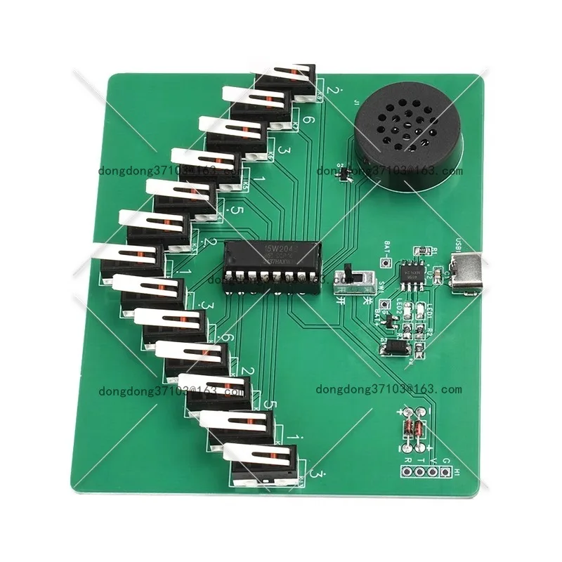 DC3-5V Electronic Kalimba DIY Parts Pentatonic Scale Musical Instrument Welding Teaching Practice Kit Type-C
DC3-5V Electronic Kalimba DIY Parts Pentatonic Scale Musical Instrument Welding Teaching Practice Kit Type-C