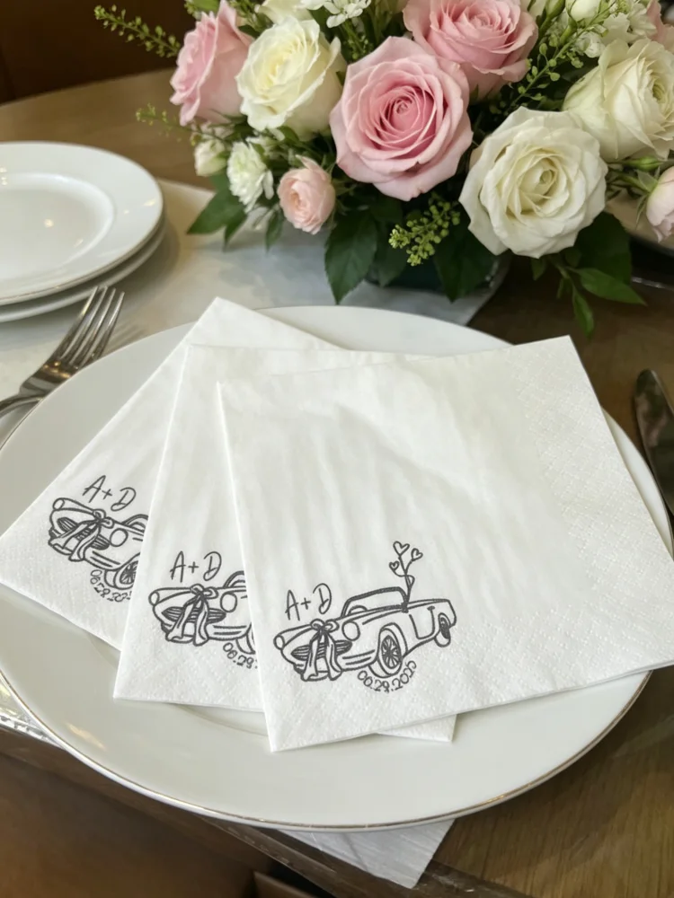 ersonalized Wedding Cocktail Paper Napkins Disposable Beverage Napkins For Wedding Reception Rehearsal Dinner Party Table
ersonalized Wedding Cocktail Paper Napkins Disposable Beverage Napkins For Wedding Reception Rehearsal Dinner Party Table
