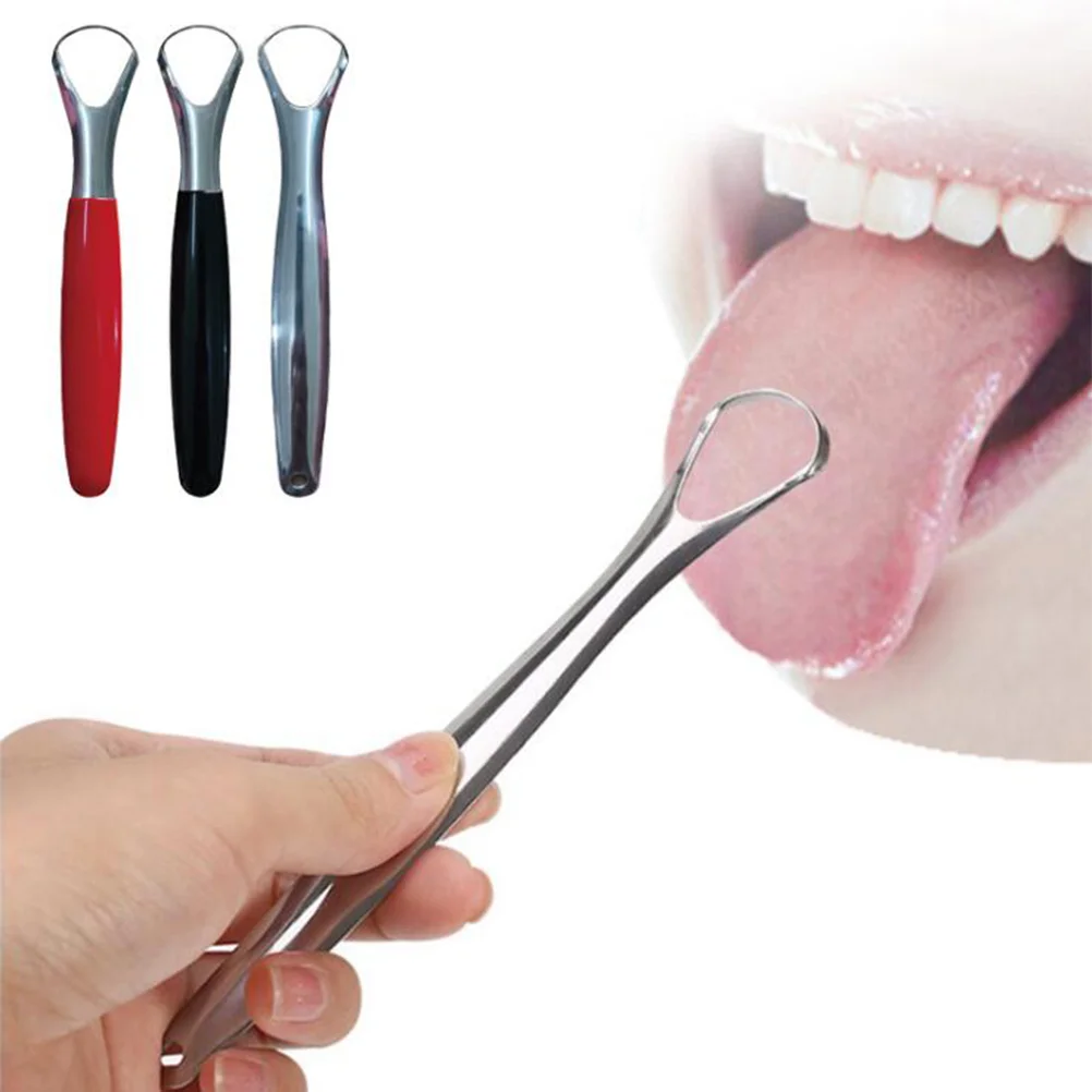 3PCS Stainless Steel Tongue Scraper Reusable Tongue Brush Oral Health Cleaning for Children (Silver/Black/Red)
3PCS Stainless Steel Tongue Scraper Reusable Tongue Brush Oral Health Cleaning for Children (Silver/Black/Red)