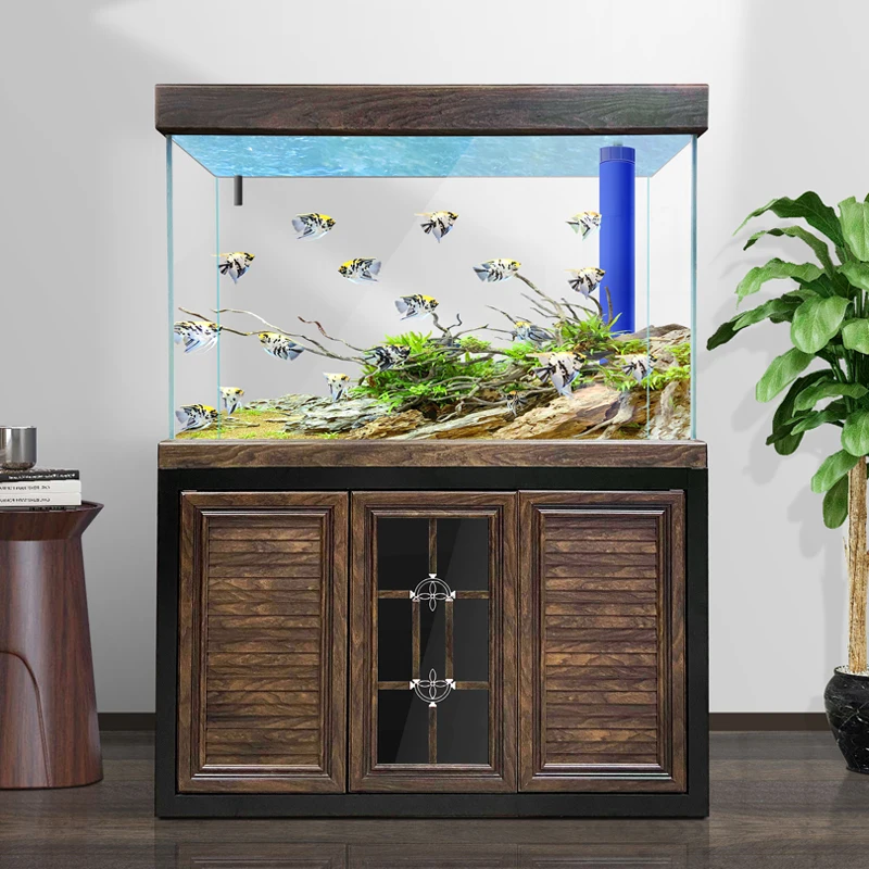 Fish tank, large ultra white glass, small living room, floor to ceiling, home office, no need to change water bottom
Fish tank, large ultra white glass, small living room, floor to ceiling, home office, no need to change water bottom