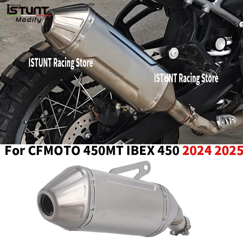 Slip On For CFmoto 450MT 450 MT ADV IBEX 450 Motorcycle Exhaust Systems Mid Link Pipe Tube Escape Moto Muffler With DB Killer
Slip On For CFmoto 450MT 450 MT ADV IBEX 450 Motorcycle Exhaust Systems Mid Link Pipe Tube Escape Moto Muffler With DB Killer