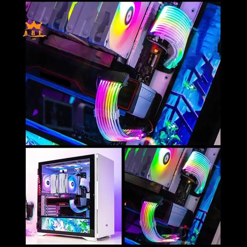 A08E-ARGB Удлинительный кабель питания Шнур материнской платы RGB Удлинительный кабель для компьютера
A08E-ARGB Удлинительный кабель питания Шнур материнской платы RGB Удлинительный кабель для компьютера