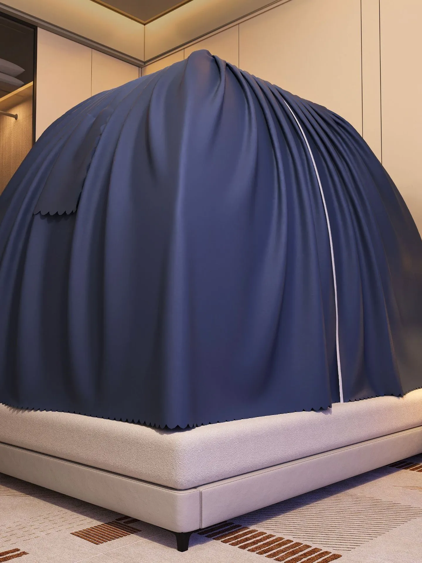 Warmth Privacy Full Enclosure Bed Curtain Mosquito Net Non-Light Blocking Indoor Use Anti-Spying Fabric Cover Bed Curtain
Warmth Privacy Full Enclosure Bed Curtain Mosquito Net Non-Light Blocking Indoor Use Anti-Spying Fabric Cover Bed Curtain