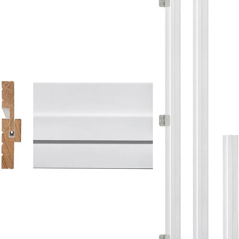 Door Jamb Frame kit with Pre-Installed Hinges, Primed Composite Door Frame Kit, Pine Wood, DIY Adjustable Size, Left Handed, 1.0
Door Jamb Frame kit with Pre-Installed Hinges, Primed Composite Door Frame Kit, Pine Wood, DIY Adjustable Size, Left Handed, 1.0