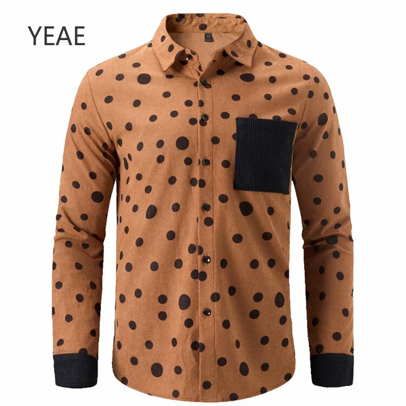 Billy Casual Long Sleeve Shirt Loose Spring and Autumn Men's Shirt Polka Dot Print Breathable Business Social Men's Clothing Top
Billy Casual Long Sleeve Shirt Loose Spring and Autumn Men's Shirt Polka Dot Print Breathable Business Social Men's Clothing Top