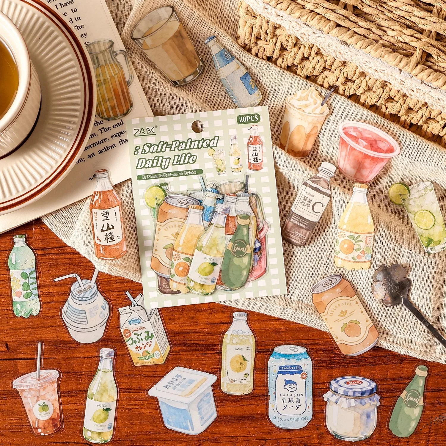20 Pcs Daily Snacks PET Stickers for Childrens Journals Scrapbooking DIY Junk Decoration Art Waterproof Album
20 Pcs Daily Snacks PET Stickers for Childrens Journals Scrapbooking DIY Junk Decoration Art Waterproof Album