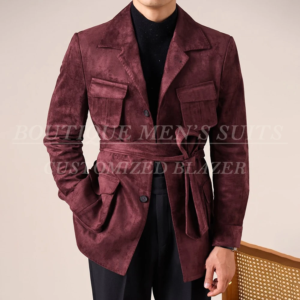 Высококачественные мужские костюмы, шикарная куртка-брюки, однобортная приталенная мужская одежда с лацканами, официальная деловая одежда
Высококачественные мужские костюмы, шикарная куртка-брюки, однобортная приталенная мужская одежда с лацканами, официальная деловая одежда