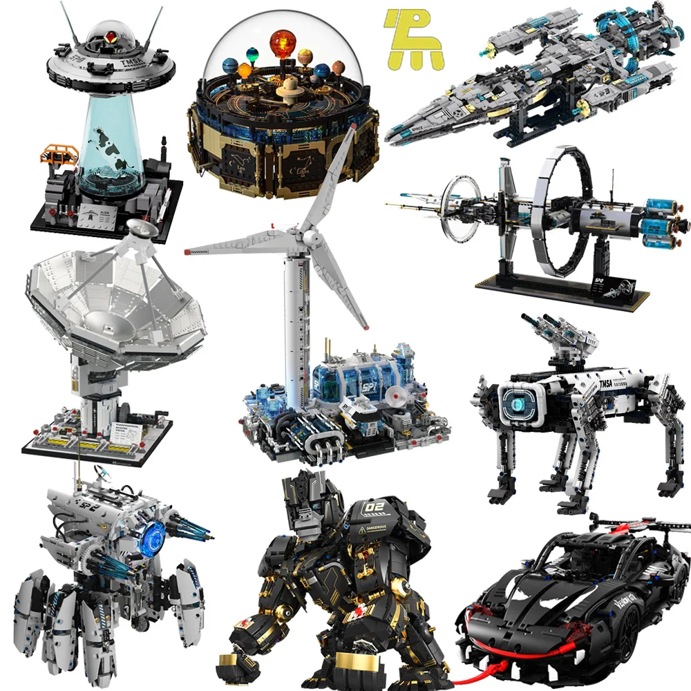 Future Technology Building Blocks Space Station Robot Spaceship Supercar Model Scorpion Owl Assembled Bricks For Kid Gift
Future Technology Building Blocks Space Station Robot Spaceship Supercar Model Scorpion Owl Assembled Bricks For Kid Gift