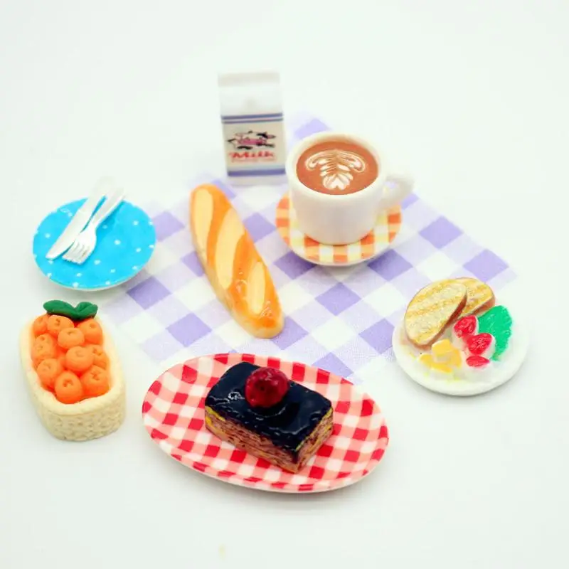 MY 1Set Miniature Kitchen Cooking Baking Model DIY Doll Accessories Dollhouse Mini Breakfast Play Dim Sum Bread Jam Plate Model
MY 1Set Miniature Kitchen Cooking Baking Model DIY Doll Accessories Dollhouse Mini Breakfast Play Dim Sum Bread Jam Plate Model