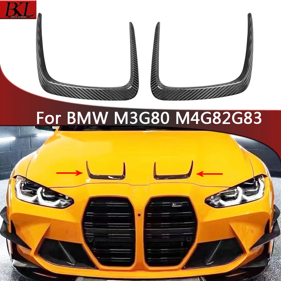 For BMW M3 G80 M4 G82 G83 Car Exterior Engine Outlet Bonnet Cover Decor Parts Dry Carbon Fiber Hood Vent Trims Body Kit
For BMW M3 G80 M4 G82 G83 Car Exterior Engine Outlet Bonnet Cover Decor Parts Dry Carbon Fiber Hood Vent Trims Body Kit