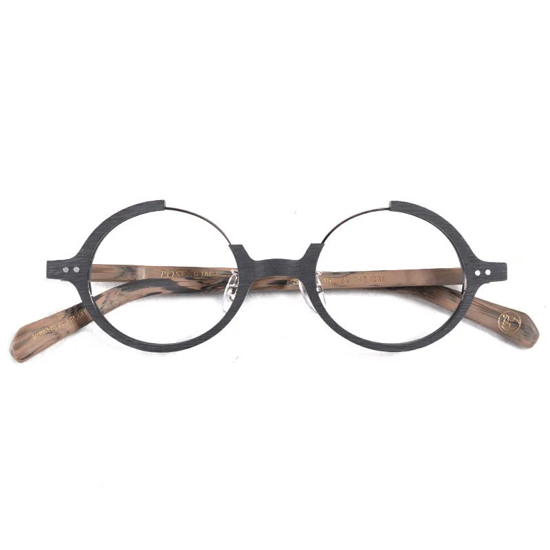 Man Women's Glasses Frame Small Round Retro Wood Texture Rivets Prescription Eyeglass Frames Unique Optical Lenses Eyeglasses
Man Women's Glasses Frame Small Round Retro Wood Texture Rivets Prescription Eyeglass Frames Unique Optical Lenses Eyeglasses