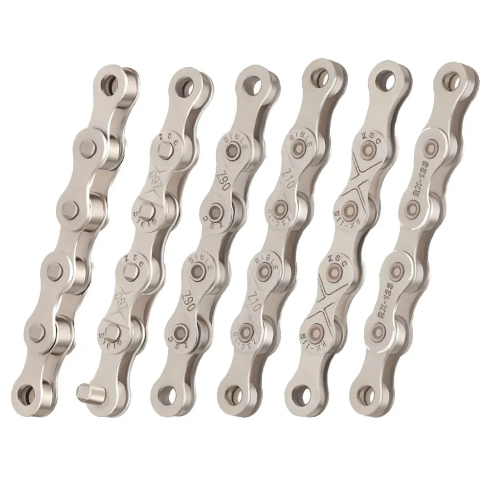 Bike Chain Carbon Steel Variable Velocity Replacement Chain for Mountain Bikes Durable Rust Resistant Cycling Accessory
Bike Chain Carbon Steel Variable Velocity Replacement Chain for Mountain Bikes Durable Rust Resistant Cycling Accessory