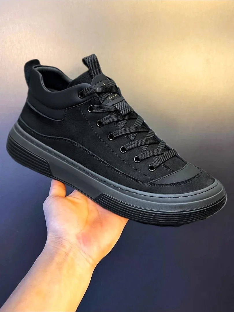 High Quality Casual Leather Men's Shoes Comfortable Fashionable Versatile Stylish Trendy Youthful Wear Resistant Rubber Sole
High Quality Casual Leather Men's Shoes Comfortable Fashionable Versatile Stylish Trendy Youthful Wear Resistant Rubber Sole