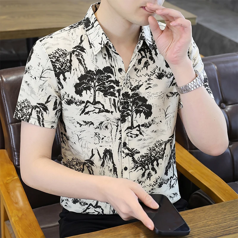 2026 Summer New Style Men's Trendy Fashion Mountain Landscape Cool Fit Collar Unique Short-Sleeved Shirt
2026 Summer New Style Men's Trendy Fashion Mountain Landscape Cool Fit Collar Unique Short-Sleeved Shirt