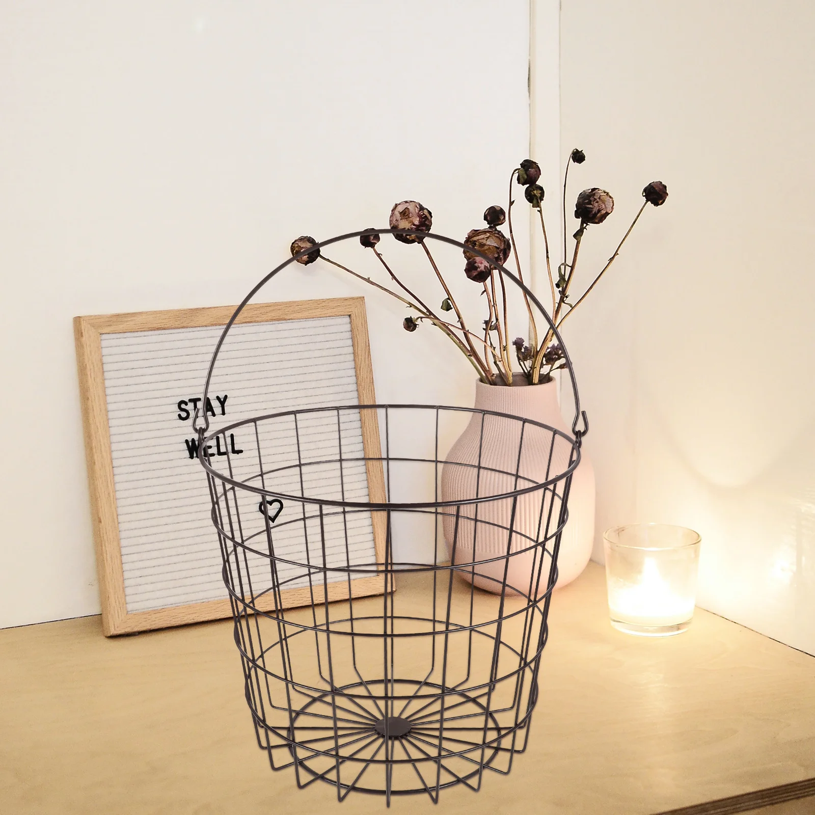 Retro Vintage Iron Wire Basket Large Capacity Breathable Mesh for Snacks Fruits Bread Magazine Storage Home Organizer Metal Wire
Retro Vintage Iron Wire Basket Large Capacity Breathable Mesh for Snacks Fruits Bread Magazine Storage Home Organizer Metal Wire
