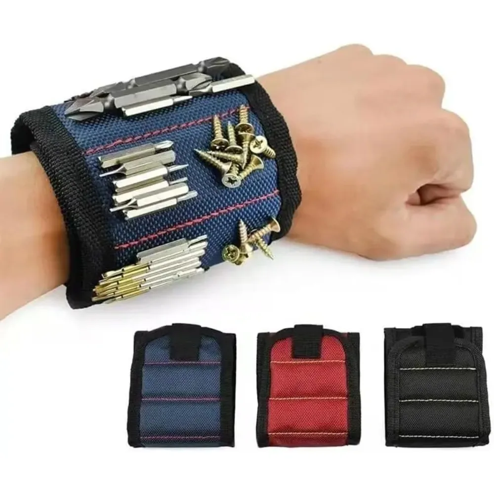 Professional Magnetic Wristband for Men Strong Magnetic Screw Holder Wrist Band for Screw Nails Drill Bits Home Repair Carpenter
Professional Magnetic Wristband for Men Strong Magnetic Screw Holder Wrist Band for Screw Nails Drill Bits Home Repair Carpenter