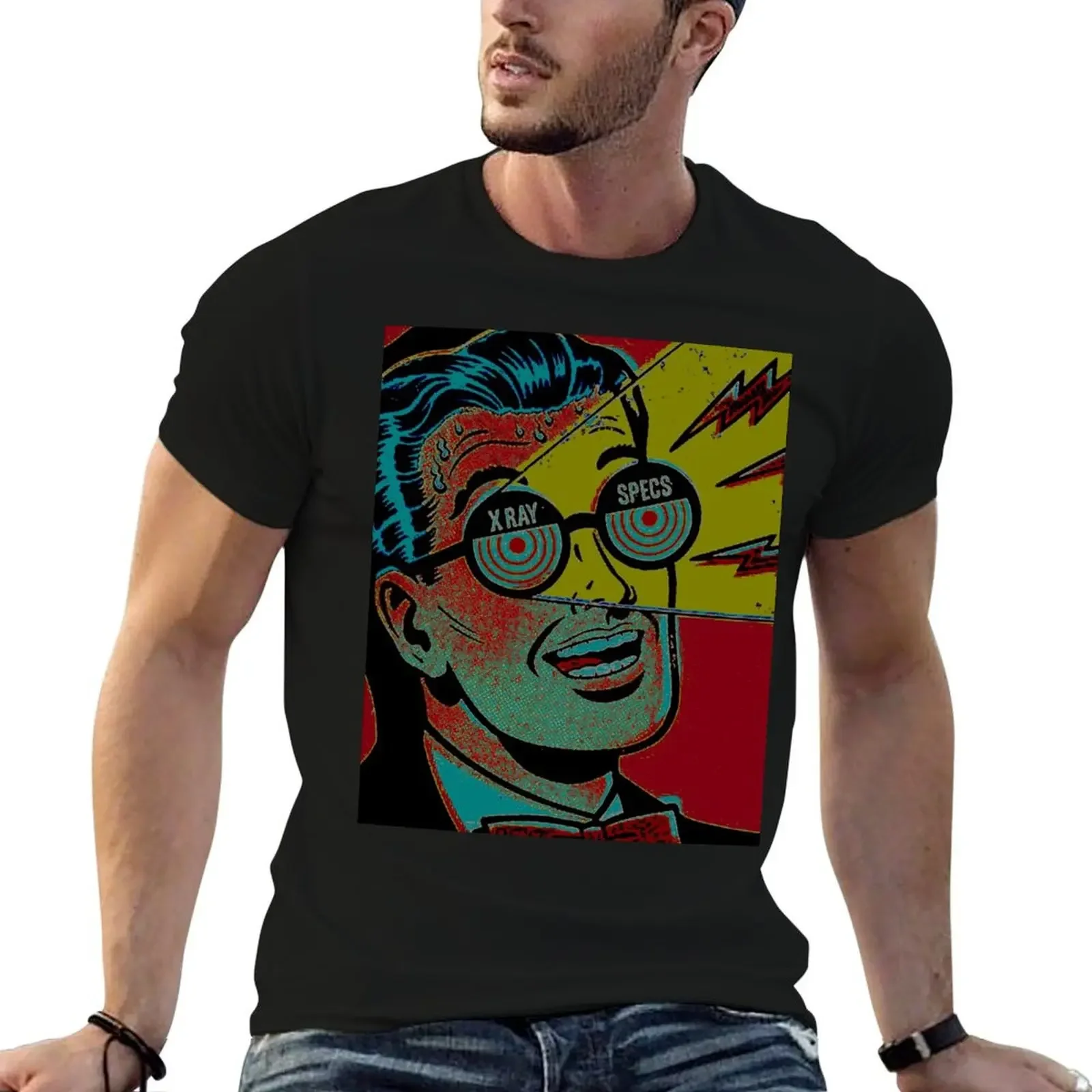 X-Ray Specs Red Vintage Style Pop Art Graphic T-Shirt Funny t-shirt funny meme t-shirts Clothing mens designer t shirt
X-Ray Specs Red Vintage Style Pop Art Graphic T-Shirt Funny t-shirt funny meme t-shirts Clothing mens designer t shirt